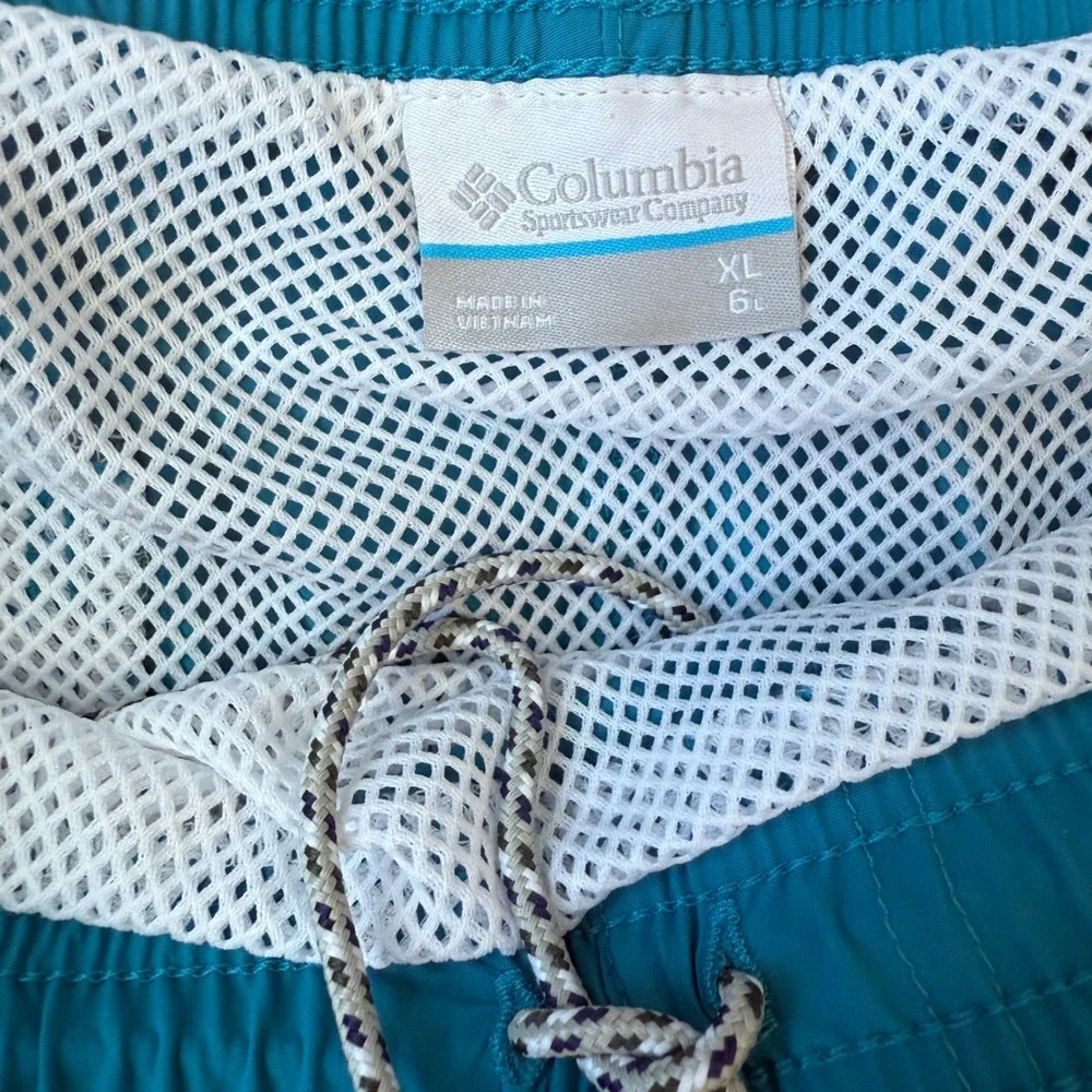 Columbia PFG Backcast III Blue Water Shorts Mens XL‎ Omni-Shade Fishing Swim